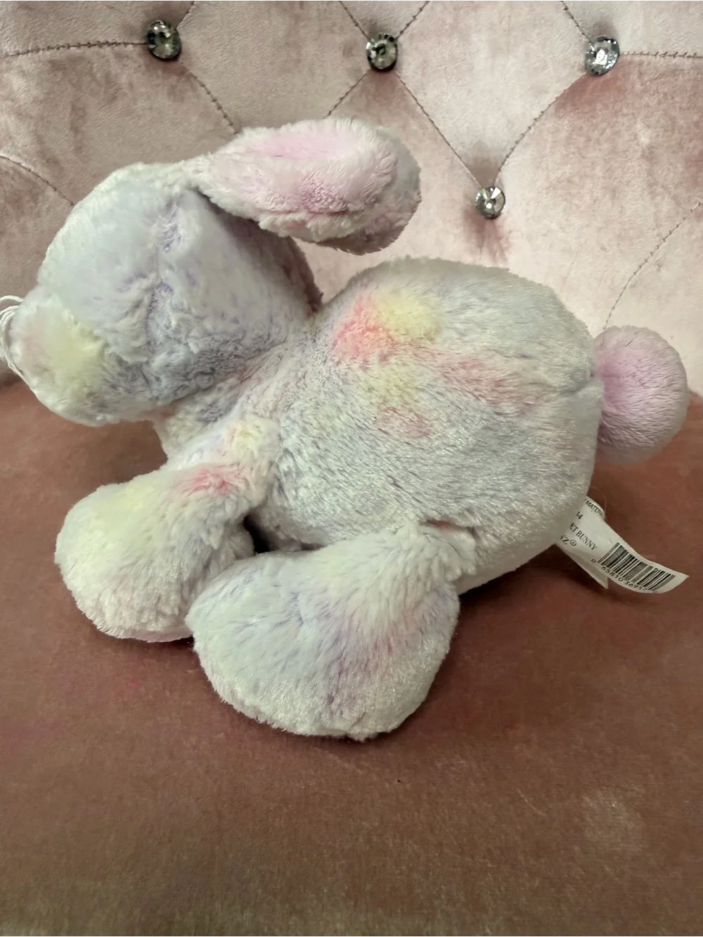 GANZ Pastel Pink Bunny Plush Small Pet Toy